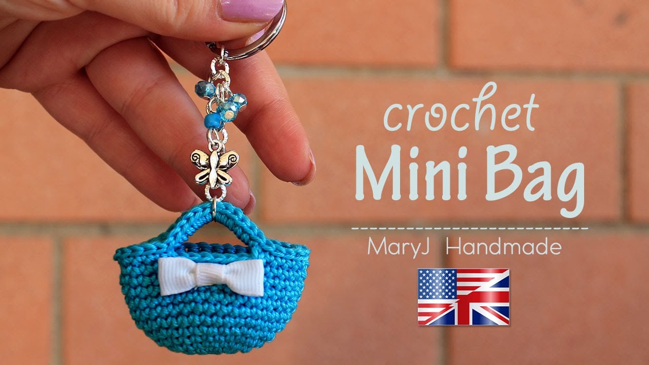 Crochet Mini Purse Keychain Pattern Free