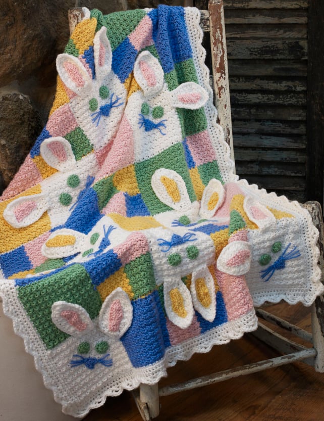 Crochet Bunny Blanket Free Patterns
