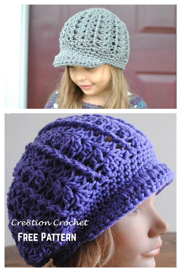 10+ Newsboy Hat Free Crochet Pattern Page 3 of 3
