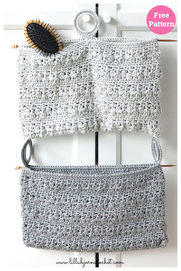 Bloom Bathroom Organizer Free Crochet Pattern Cool Creativities