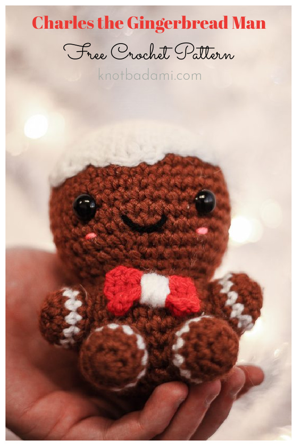Charles the Gingerbread Man Free Crochet Pattern Cool Creativities