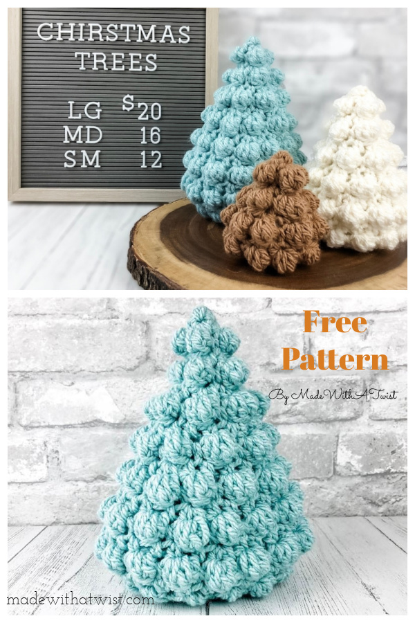10+ Simple Christmas Tree Crochet Patterns