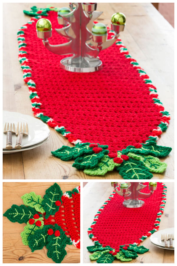 10+ Christmas Table Runner Free Crochet Patterns Page 2 of 3