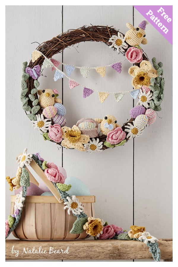 10+ Crochet Easter Wreath Patterns Page 2 of 3