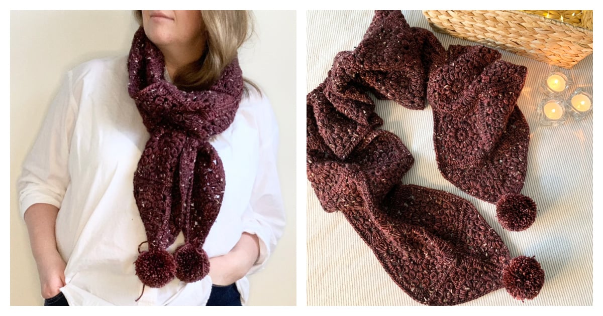 Island Time Scarf Free Crochet Pattern and Video Tutorial