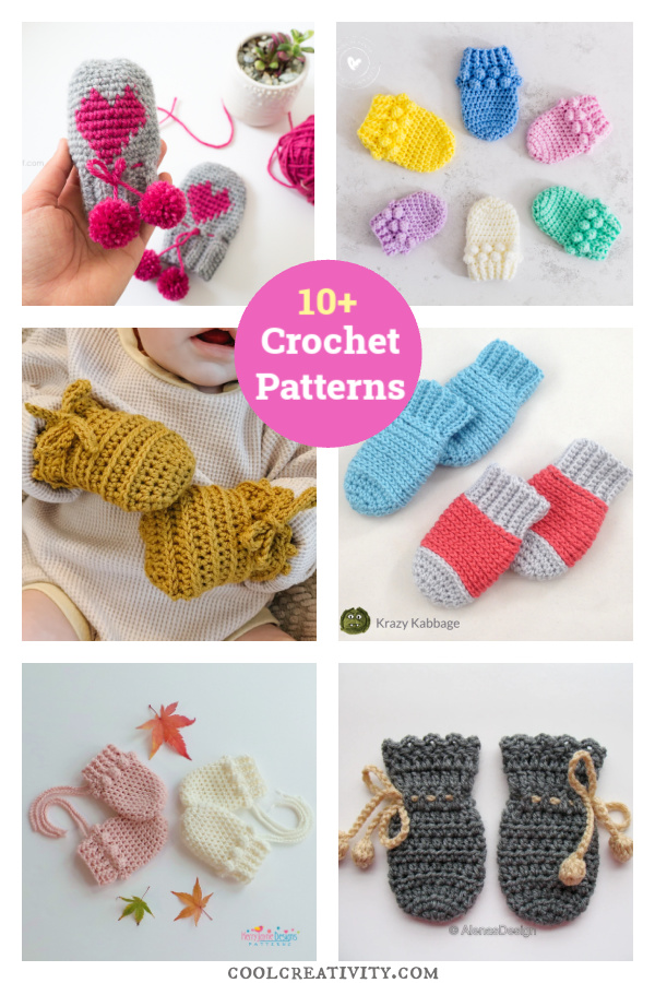 10+ Thumbless Baby Mittens Crochet Patterns Page 2 of 3