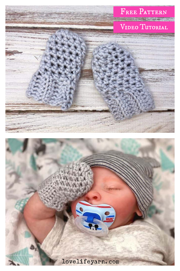 10+ Thumbless Baby Mittens Crochet Patterns Page 2 of 3