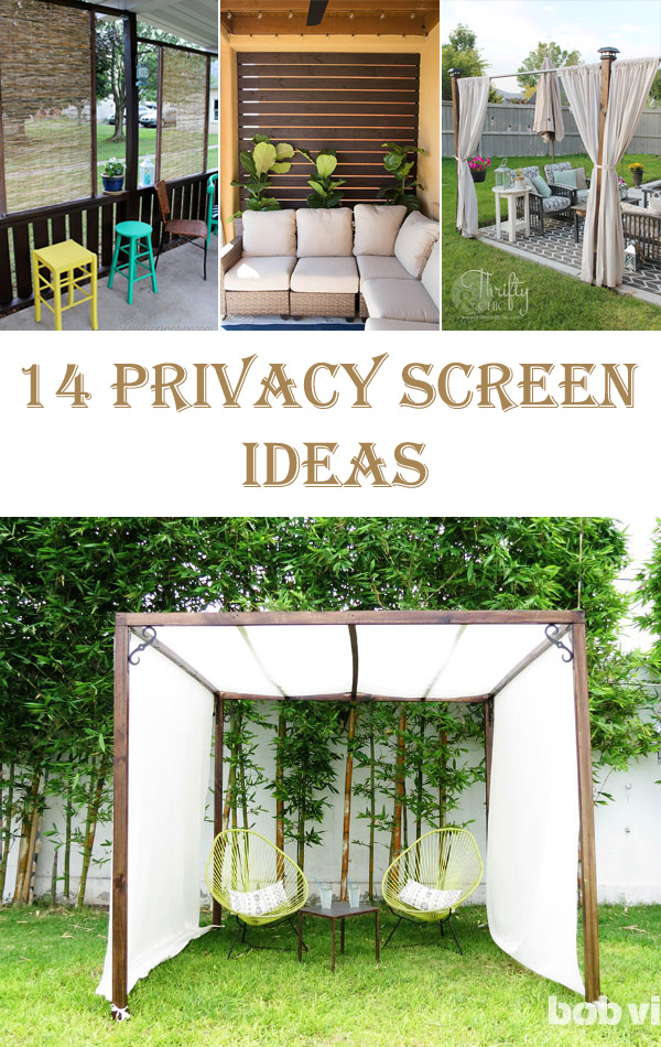 14 Privacy Screen Ideas That’ll Keep Nosy Neighbors Away Cool DIYs