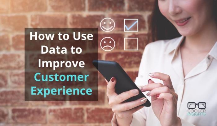 Giving Using Data to Improve Customer Experience