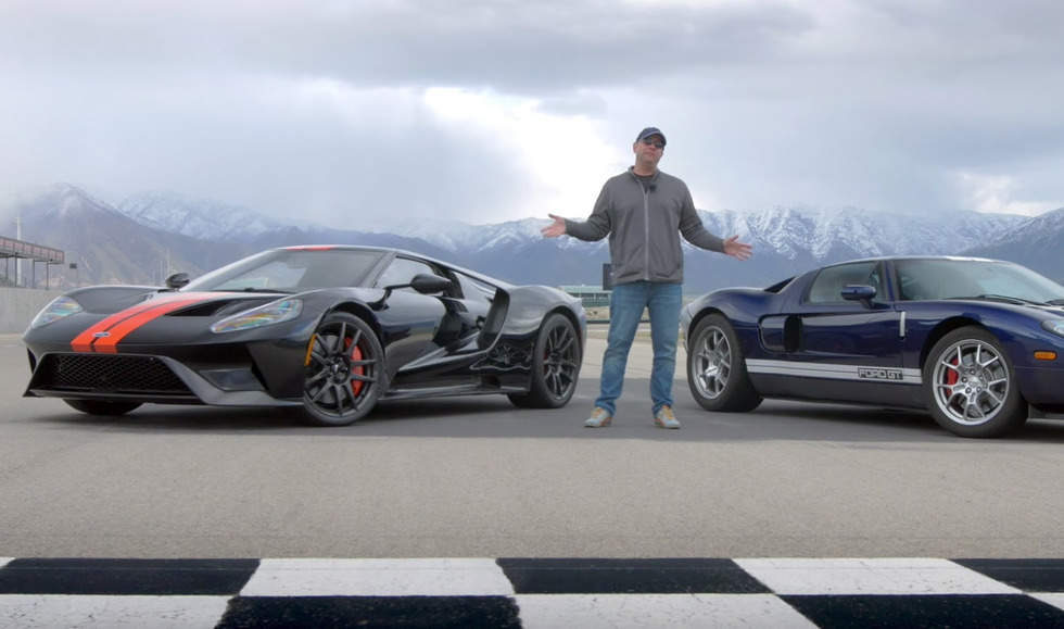 Quick Take 2017 Ford GT vs. 2005 Ford GT