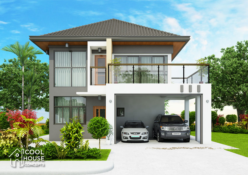 Low Budget Simple Two Storey House Design The top countries of