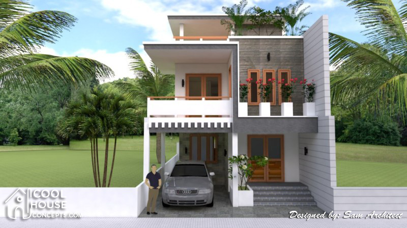 Narrow Lot House Plan with 4 Bedrooms Cool House Concepts