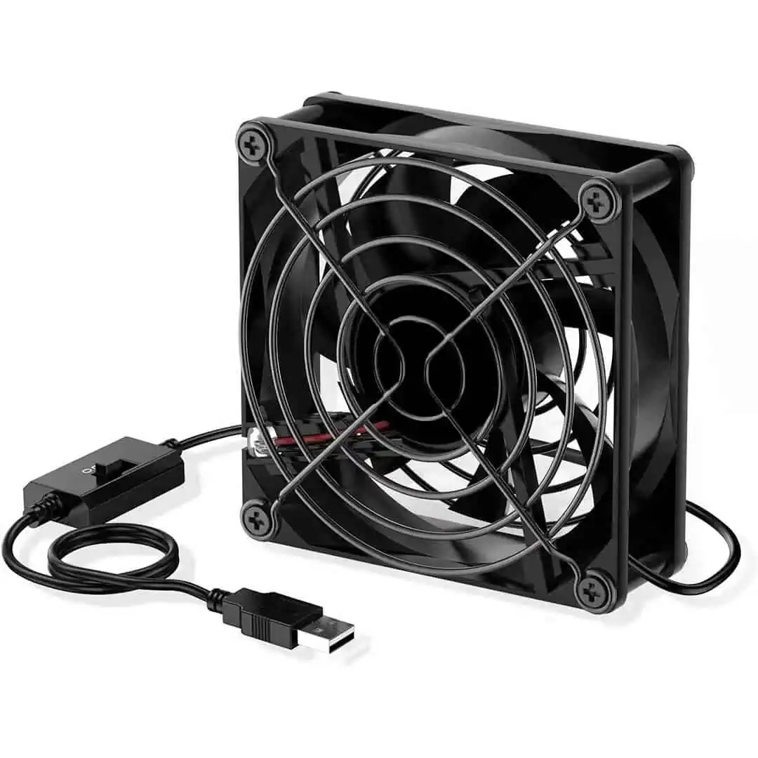 40mm Mini USB Powered Cooling Fan with Rubber Feet Cooling Fan