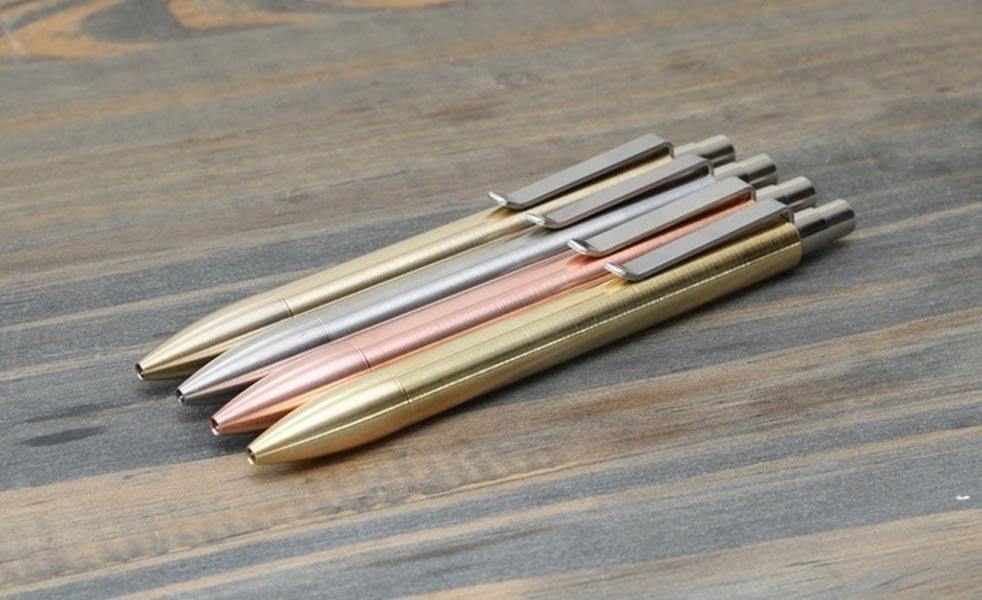 Mover & Shaker Pens Now In Brass, Copper, Bronze And Titanium Cool