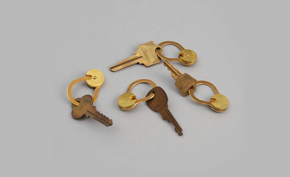 The Revolving Brass Key Ring From Japan Cool Material