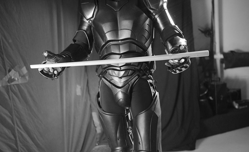 The CarbonFiber Gladiator Suit Cool Material