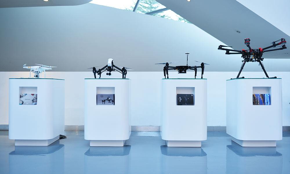 DJI’s Drone Shop Cool Material