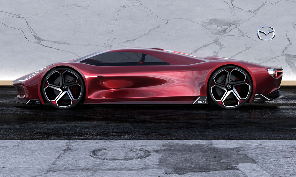 Mazda RX10 Vision Longtail Concept Cool Material