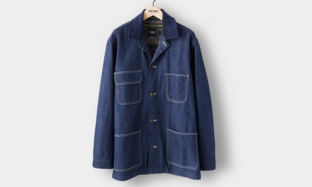 Todd Snyder Knows Cozy with the BlanketLined Barn Jacket Cool Material