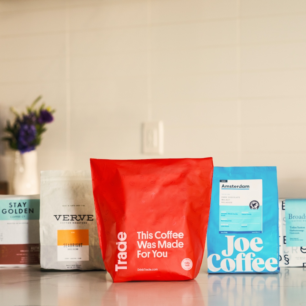 Here's a fantastic deal on a Trade Coffee subscription gift. Just in