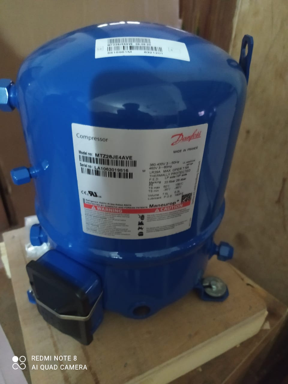 Danfoss Reciprocating Compressor Capacity 2 Ton Multi Gas Cool N Fresh