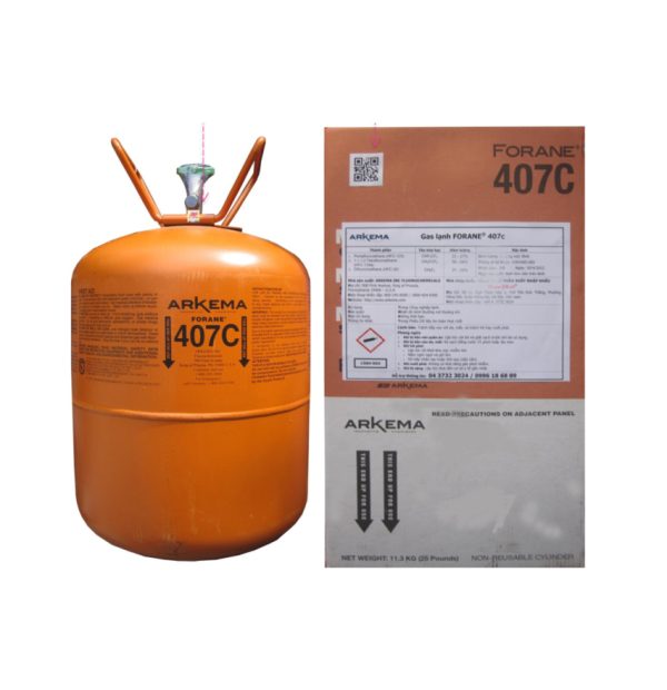 Refrigerant R407C Gas Arkema Forane Cool N Fresh