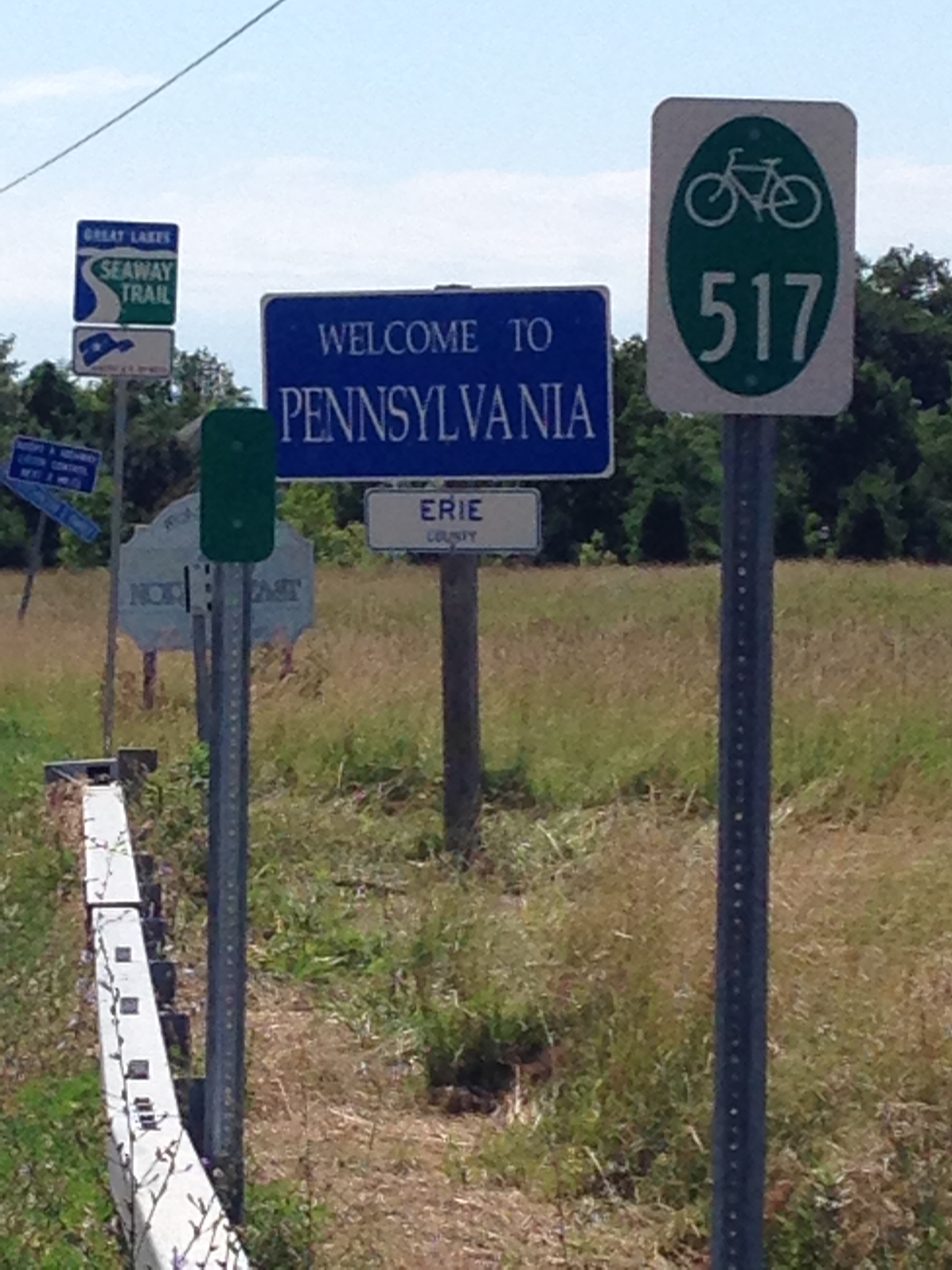 Pennsylvania Bad roads & Nice people Rami's Northern Tier Adventure