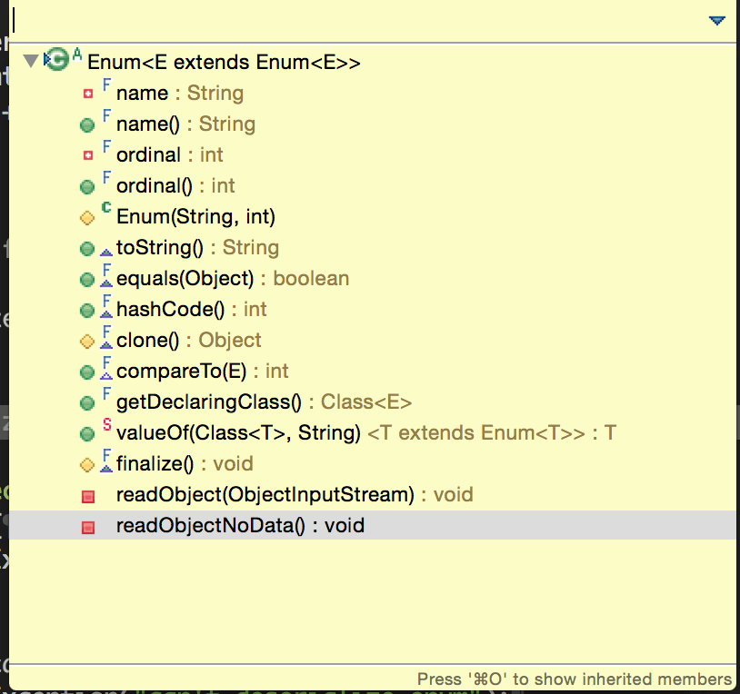 java enum brief
