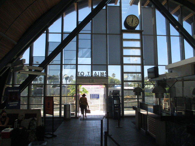 Unique architecture at the Solana Beach train station! Cool San Diego