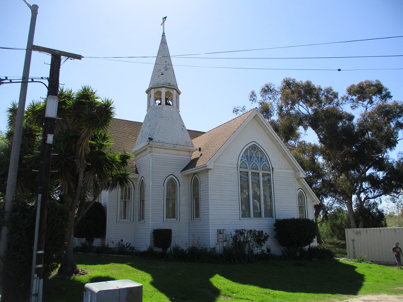 Photos outside the old Nestor Methodist Church. Cool San Diego Sights!