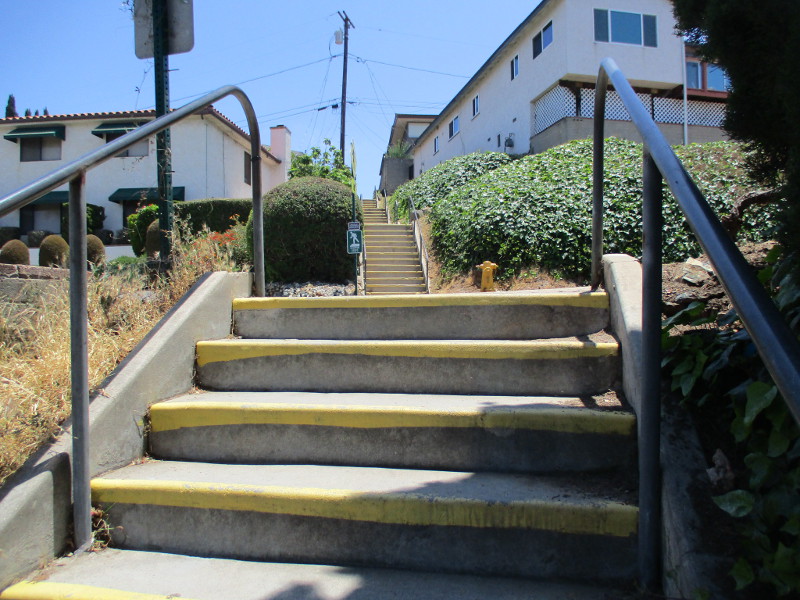 Climbing the Secret Stairs in La Mesa! Cool San Diego Sights!