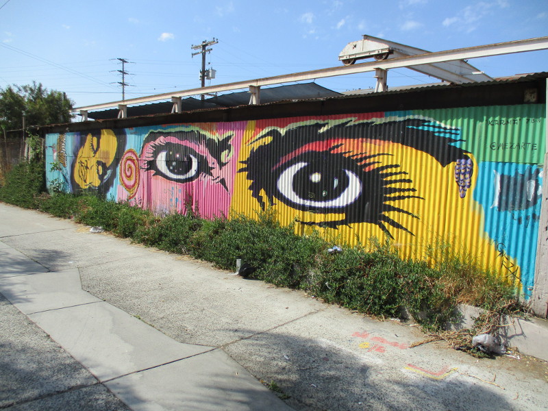 Murals at old Western Steel & Metals building. Cool San Diego Sights!