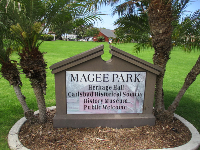 History and beauty at Magee Park in Carlsbad. Cool San Diego Sights!