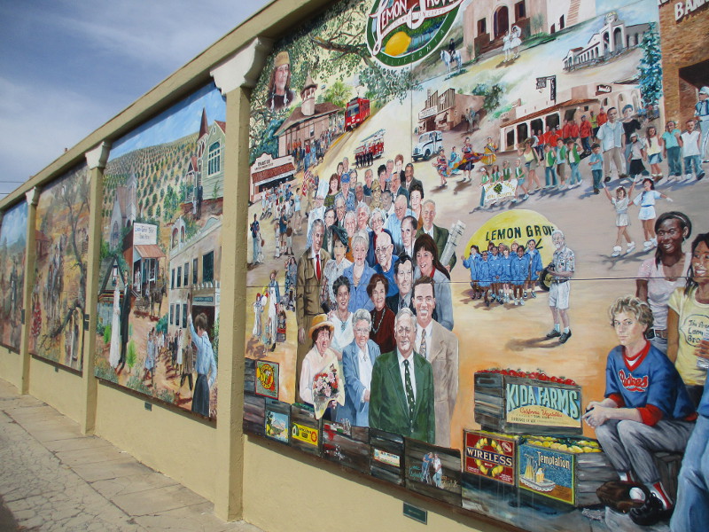 The awardwinning Lemon Grove History Mural. Cool San Diego Sights!