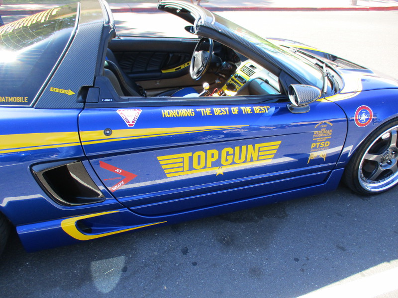 Top Gun car honors United States Veterans. Cool San Diego Sights!