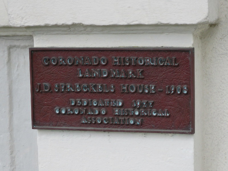 Coronado’s Spreckels Mansion then and now. Cool San Diego Sights!