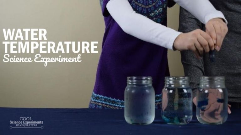 Water Temperature Science Experiment