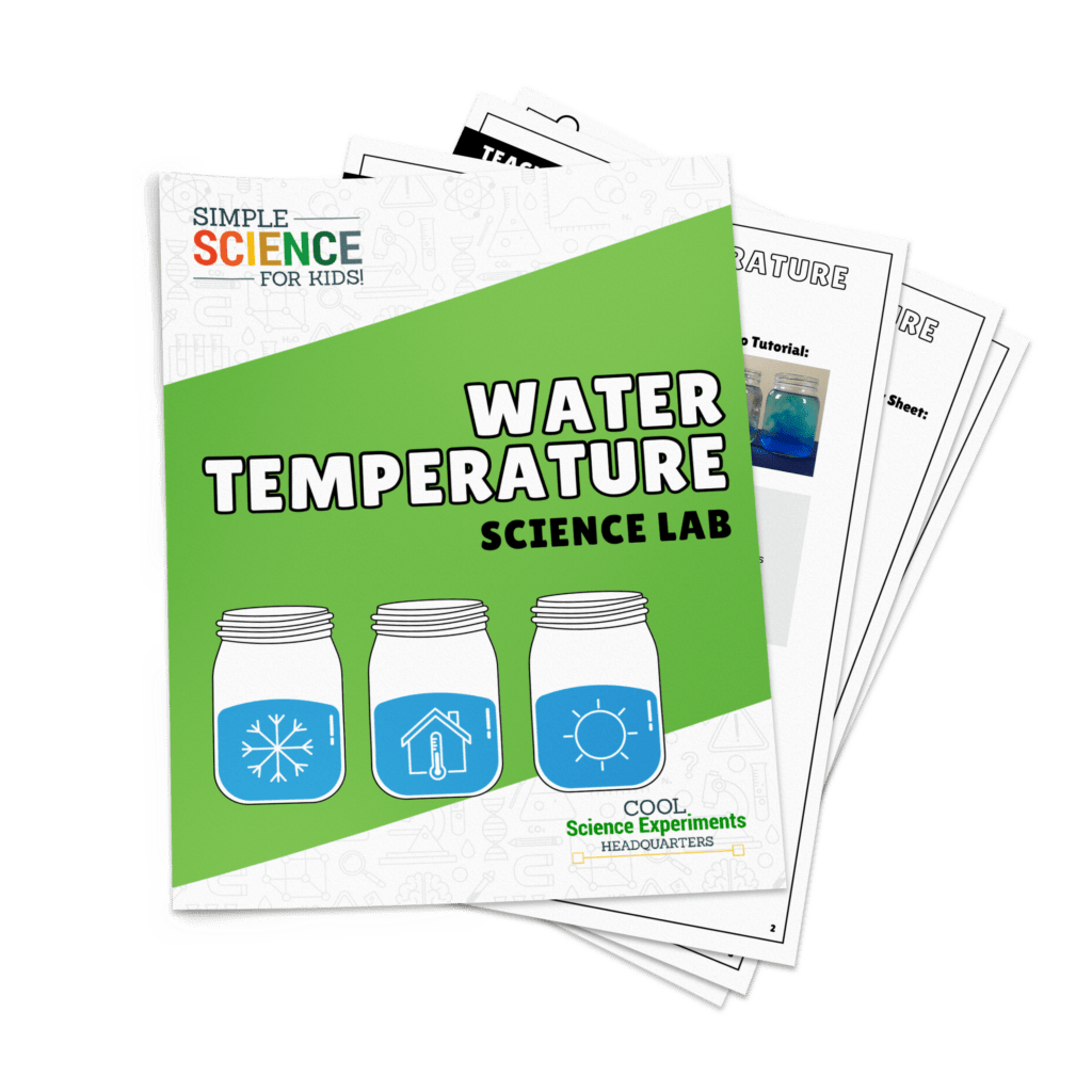 Easy Water Temperature Science Experiment + Video & Lab Kit