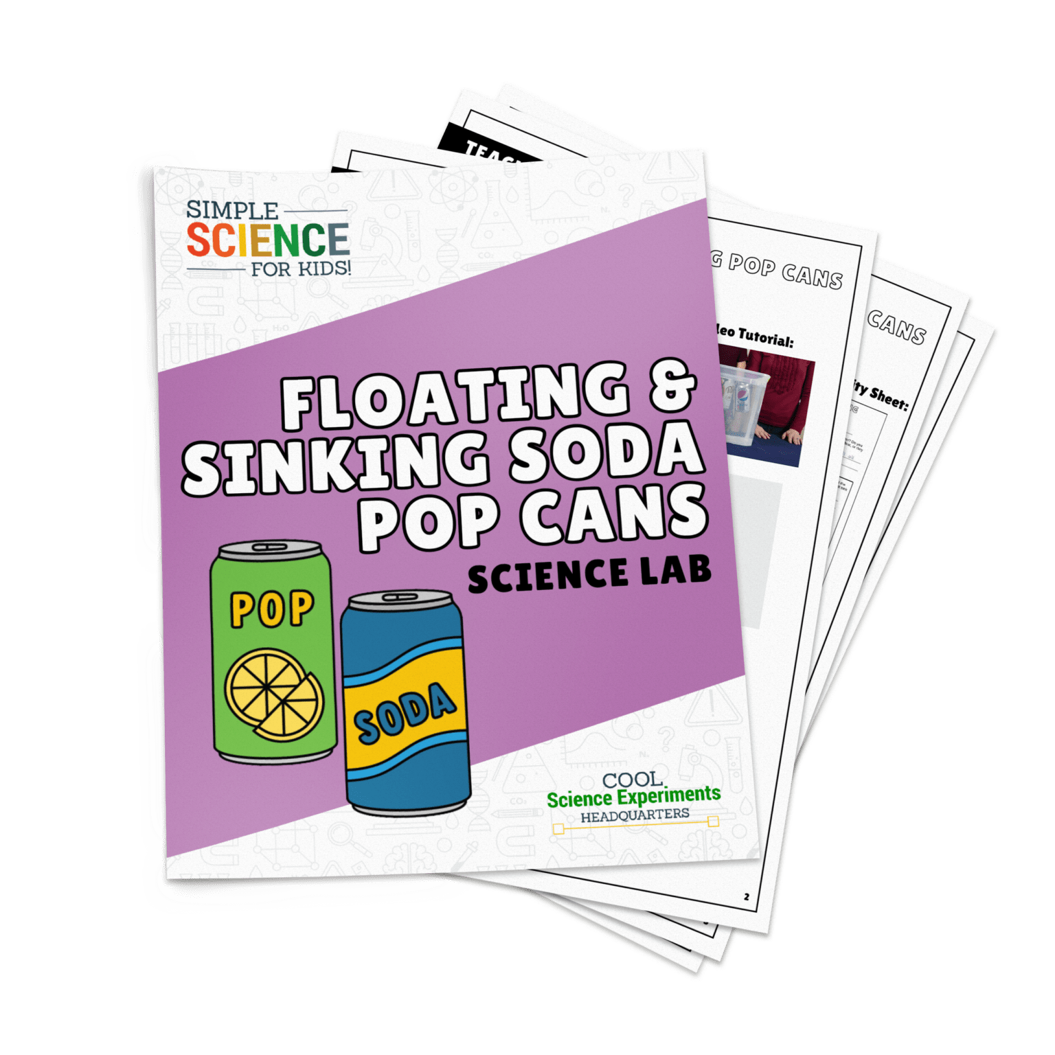 Floating and Sinking Soda Pop Cans Science Experiment