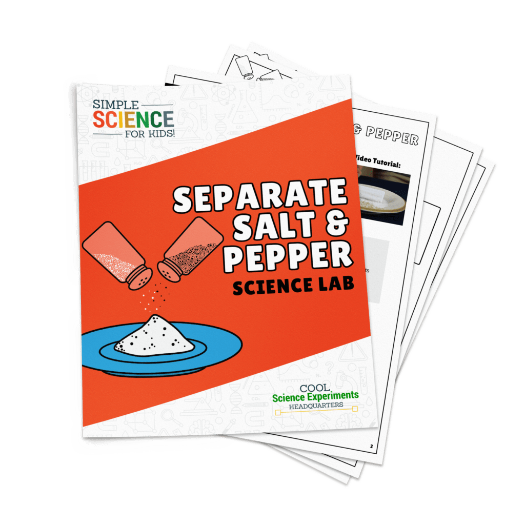 Separate Salt and Pepper Science Experiment