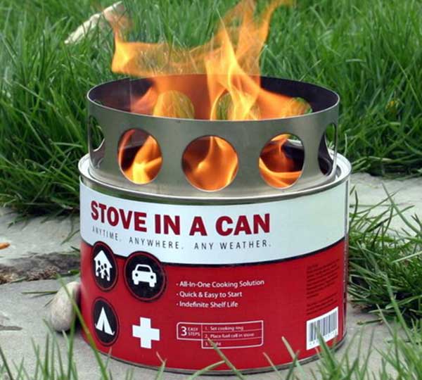 Survival Camping Stove in a Can