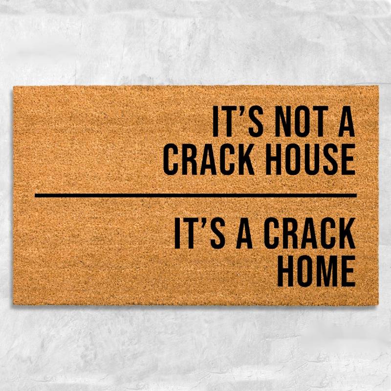 Crack Home Doormat Cool Stuff To Buy inc