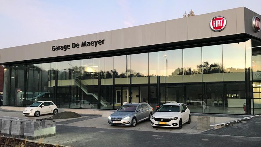 Garage De Maeyer investeert in garage met ruime showroom CoolTechnics