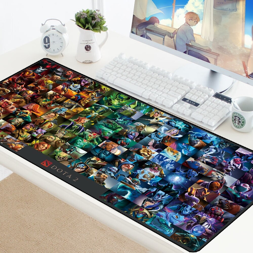 DOTA 2 Gaming Mousepad DOTA LOGO XL Large Mouse Pad Locking Edge Rubber