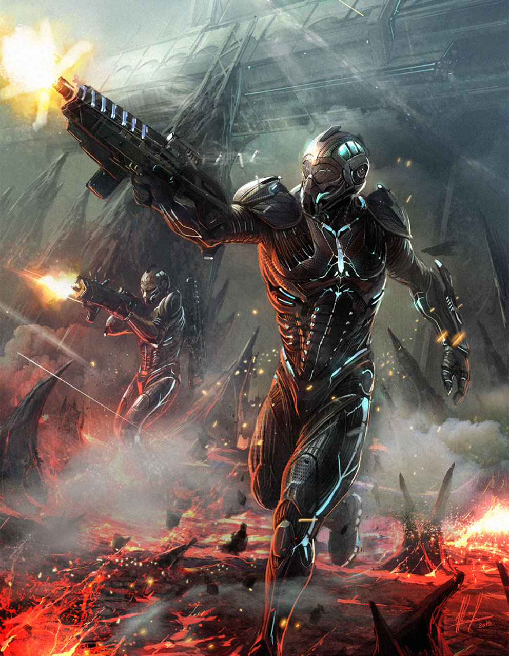 Marine Concept art, Fantasy, ScifiCoolvibe Digital Art