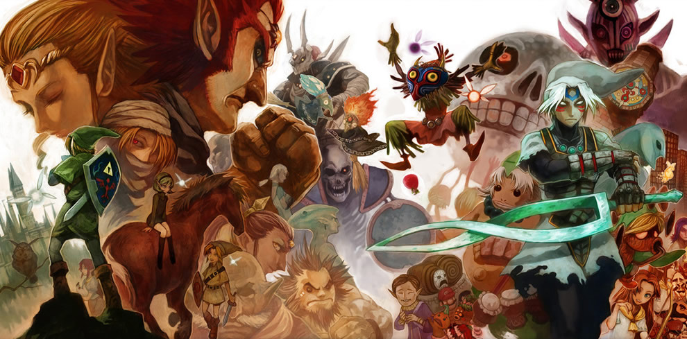 The Legend of Zelda Fantasy, Illustrations, VideogamesCoolvibe