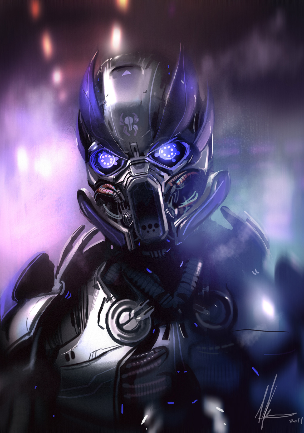 Robot Metal Concept art, ScifiCoolvibe Digital Art