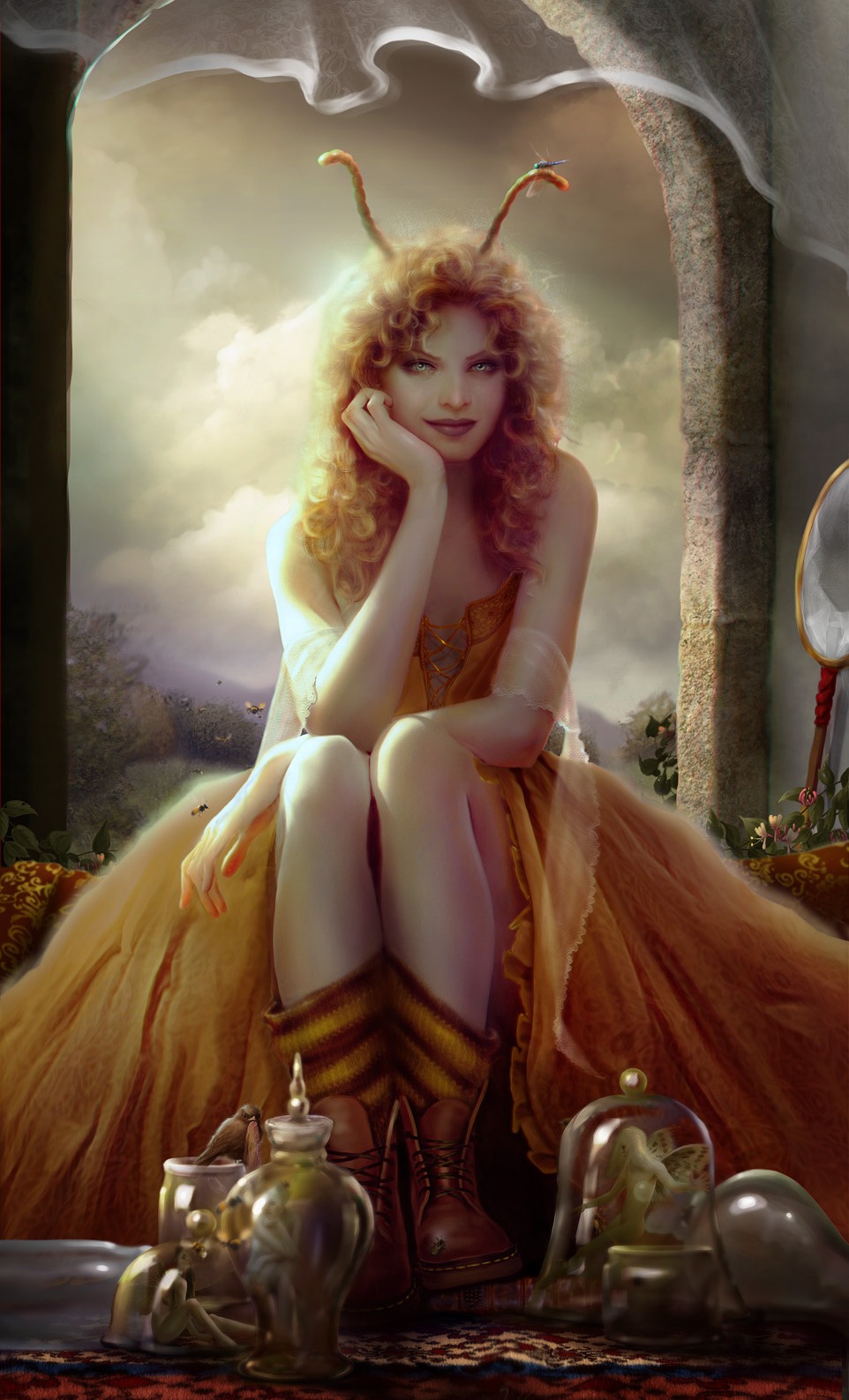 Queen Bee Digital paintings, Fantasy, IllustrationsCoolvibe Digital Art