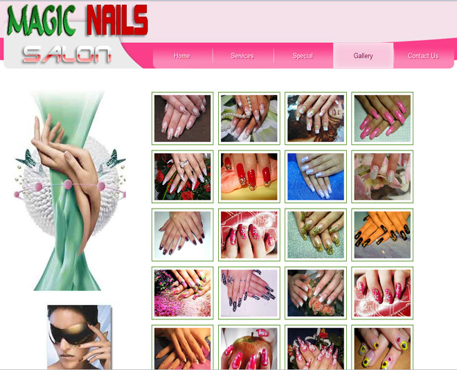 Magic Nails and Spa Salon » Freelance  Designer.