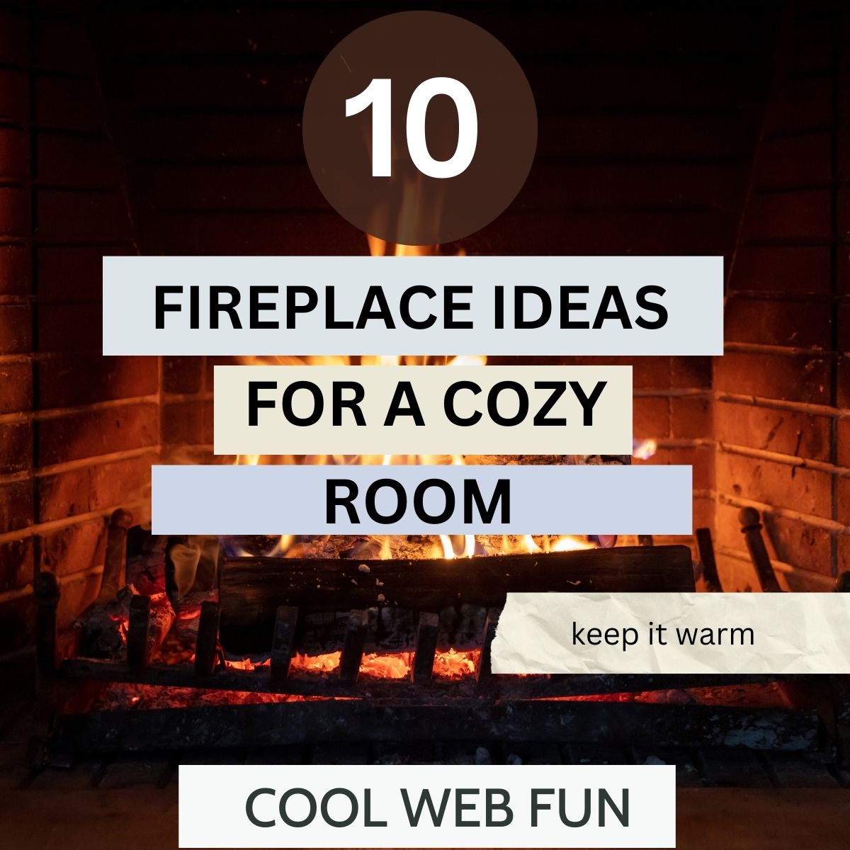 10 Fireplace Ideas for a Warm Cozy Room - Cool Web Fun